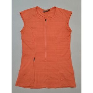 Athleta Pacifica Rashguardsun Quarter Zip Athletic Sleeveless Top Women's Small